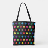 Polka Dots farbig Tasche (Rückseite)