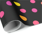 Polka dots farbiges Wrapping Paper Geschenkpapier (Rolleneckpunkt)