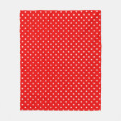 Polka dots fleecedecke (Vorderseite)