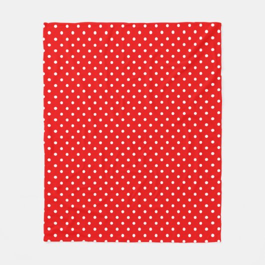 Polka dots fleecedecke (Vorderseite)
