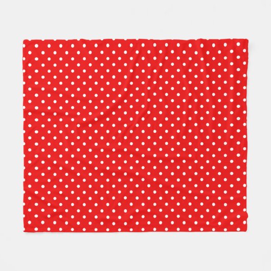 Polka dots fleecedecke (Vorderseite (Horizontal))