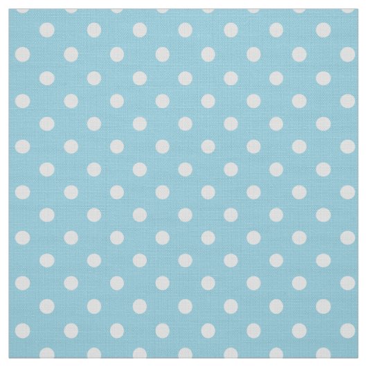 Polka Dots Foto Blue Stoff (Muster)