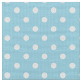 Polka Dots Foto Blue Stoff (Nahaufnahme)