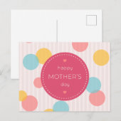 Polka Dots Frohen Muttertag | Postkarte (Vorne/Hinten)