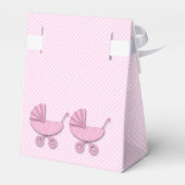 Polka-Dots für zwei Mädchen - Gefälligkeitsbox Geschenkschachtel (Rückseite)