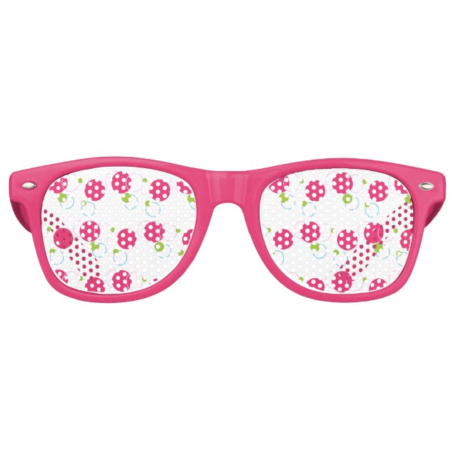 Polka Dots Gastgeschenk Partybrille (Vorderseite)