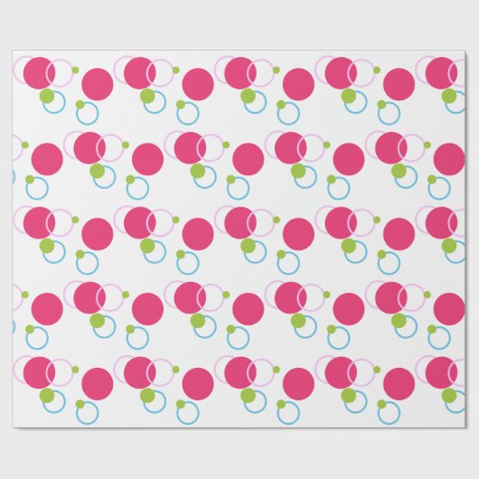 Polka Dots Geschenkpapier (Flach)