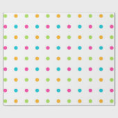 Polka Dots Geschenkpapier (Flach)