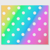 Polka Dots Geschenkpapier (Flach)