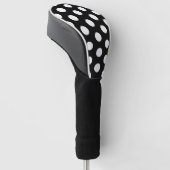 Polka Dots Golf Headcover (angewinkelt)