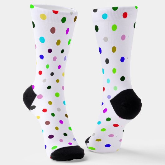 Polka Dots Halloween Clown Socken (Gewinkelt)