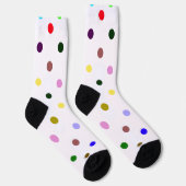 Polka Dots Halloween Clown Socken (Rechts)