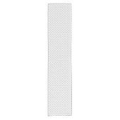 Polka dots hellgrau modisch kurzer tischläufer (Vorderseite)