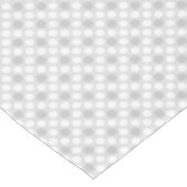 Polka dots hellgrau modisch tischdecke (Schrägansicht)