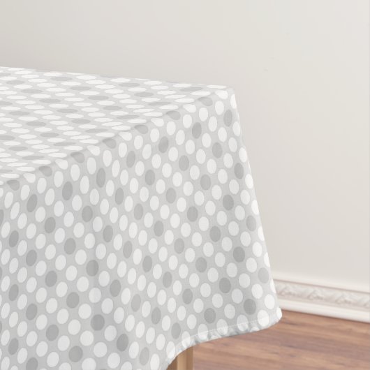Polka dots hellgrau modisch tischdecke (Beispiel)