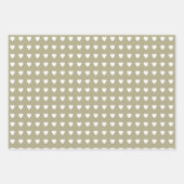 Polka dots herz geschenkpapier set (Vorderseite 3)