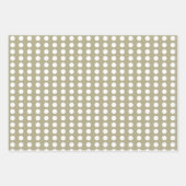 Polka dots herz geschenkpapier set (Vorderseite)