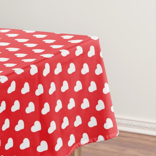 Polka dots herzen tischdecke (Beispiel)