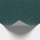 Polka Dots Holiday Geschenkpapier (Ecke)