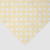 polka dots in butter  yellow seidenpapier (Ausschnitt)