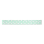 polka dots in pastel mint green satinband (Vorderseite)