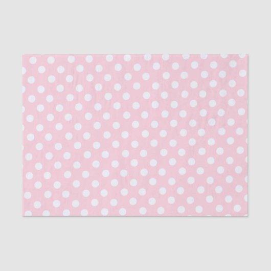 polka dots in pastel pink seidenpapier (Vorderseite)
