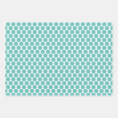 Polka Dots in Rosa, Blau und Lavendel Geschenkpapier Set (Vorderseite 3)