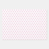 Polka Dots in Rosa, Blau und Lavendel Geschenkpapier Set (Vorderseite 2)