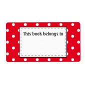 Polka Dots in Rot und Weiß (Vorne)