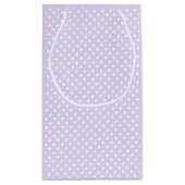 polka dots in  soft lavender kleine geschenktüte (Rückseite)