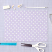 polka dots in  soft lavender seidenpapier (Handwerk)