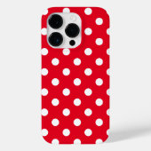 Polka Dots iPhone 14 Pro Fall Case-Mate iPhone Hülle (Rückseite)