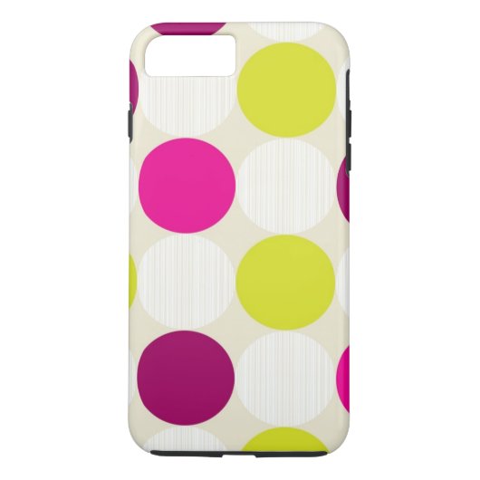 Polka Dots iPhone 7 Plus Fall Case-Mate iPhone Hülle (Rückseite)