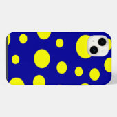Polka Dots iPhone Hülle (Rückseite (Horizontal))