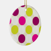 Polka Dots Keramik Ornament (Rechts)