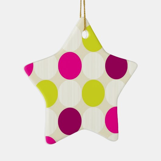 Polka Dots Keramikornament (Rechts)