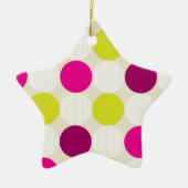 Polka Dots Keramikornament (Vorne)