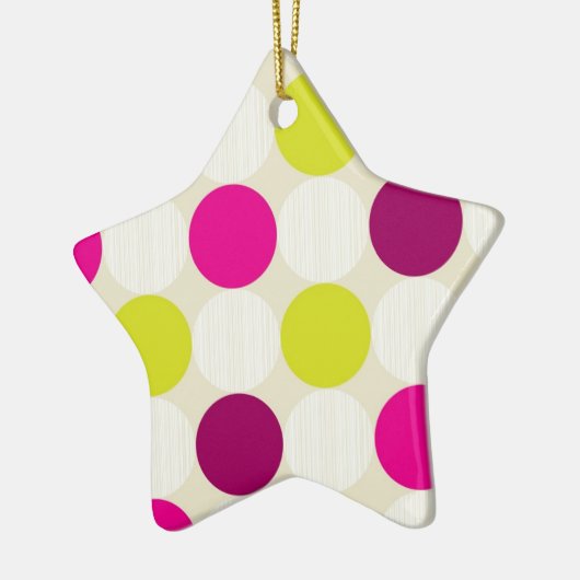 Polka Dots Keramikornament (Links)