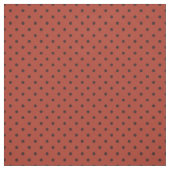Polka Dots Kleines Muster Rust Stoff (Muster)