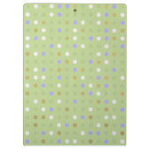Polka Dots Klemmbrett (Rückseite)