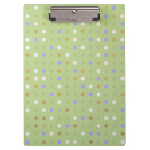 Polka Dots Klemmbrett