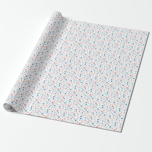 Polka Dots koordiniert Ellie und Bluebird Geschenkpapier (Ungerollt)