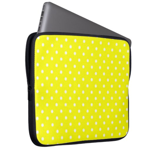 Polka Dots Laptopschutzhülle (Vorne Rechts)