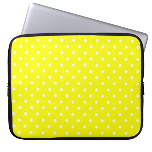 Polka Dots Laptopschutzhülle (Vorderseite)