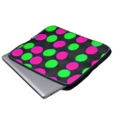 Polka dots laptopschutzhülle (Vorne Knopf)