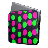 Polka dots laptopschutzhülle (Vorderseite Links)