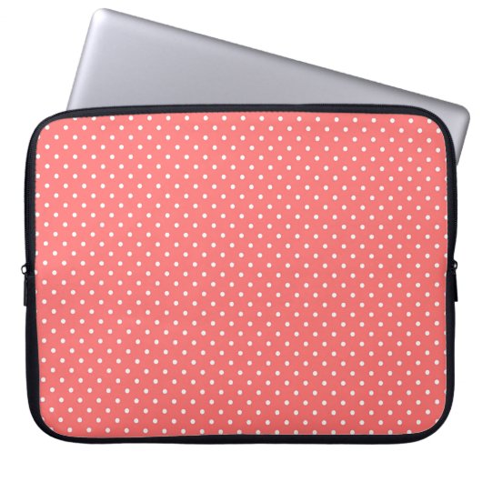Polka Dots Laptopschutzhülle (Vorderseite)