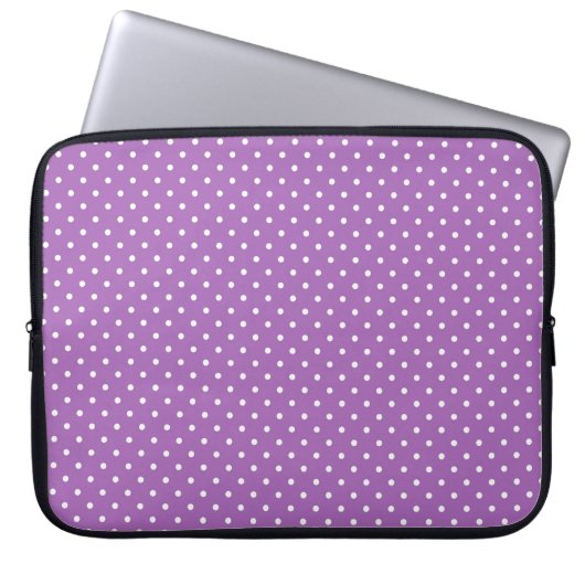 Polka Dots Laptopschutzhülle (Vorderseite)