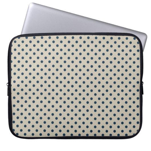 Polka Dots Laptopschutzhülle (Vorderseite)