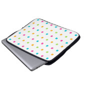 Polka Dots Laptopschutzhülle (Vorne Knopf)